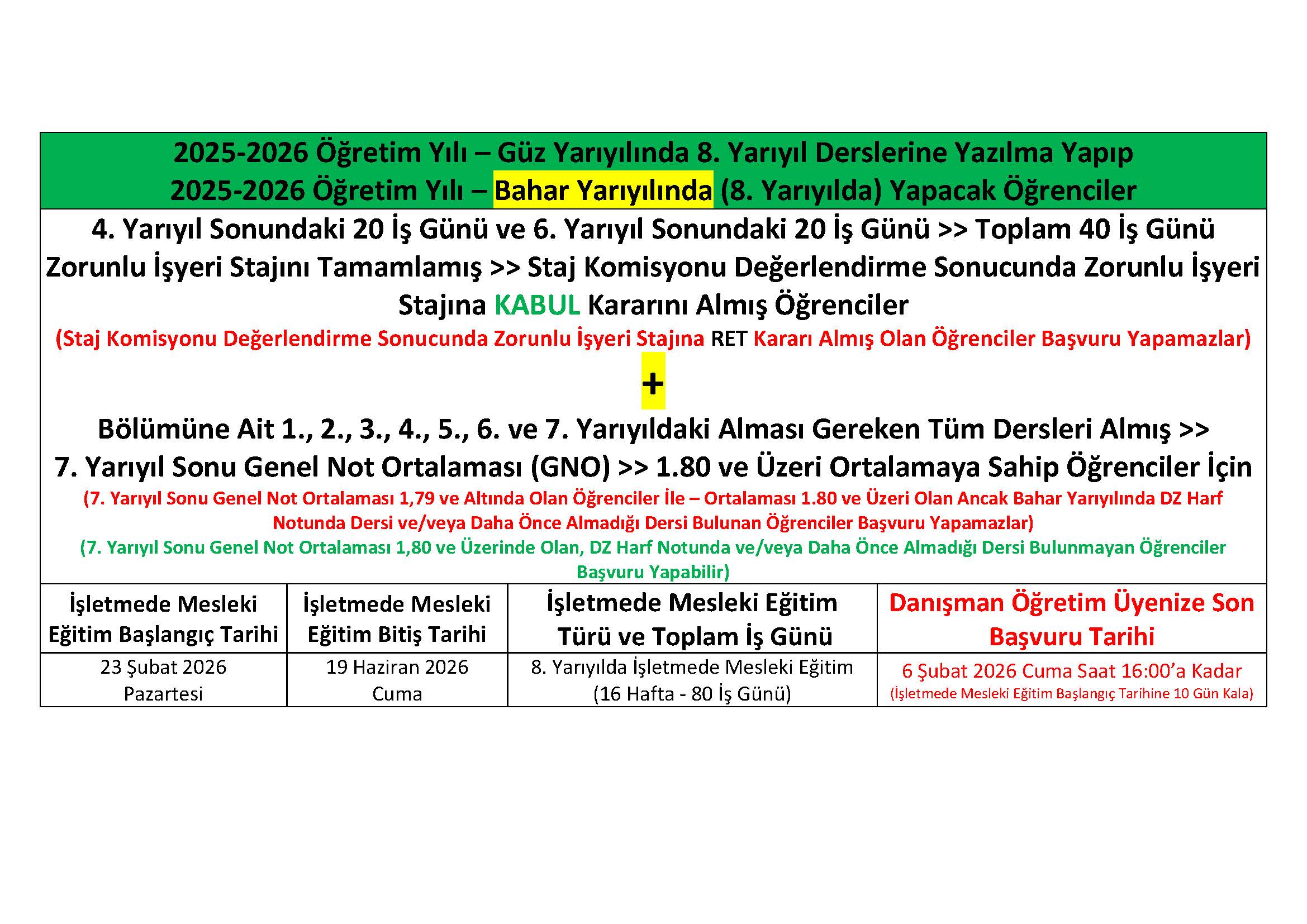 Başvuru Yapılabilecek İşletmede Mesleki Eğitim (7+1) Tarihleri (2025-2026 Öğretim Yılı)_Sayfa_2